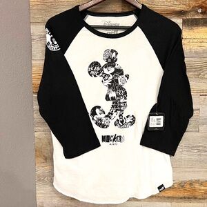 NWT 🆕 Neff x Mickey Baseball 3/4 Shirt / Tee Shirt (New)
